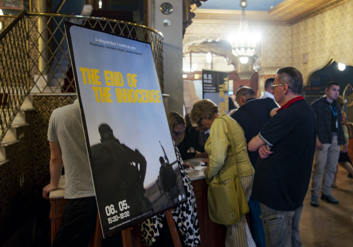 „The End Of The Innocence” about October 7 was screened in Budapest ...