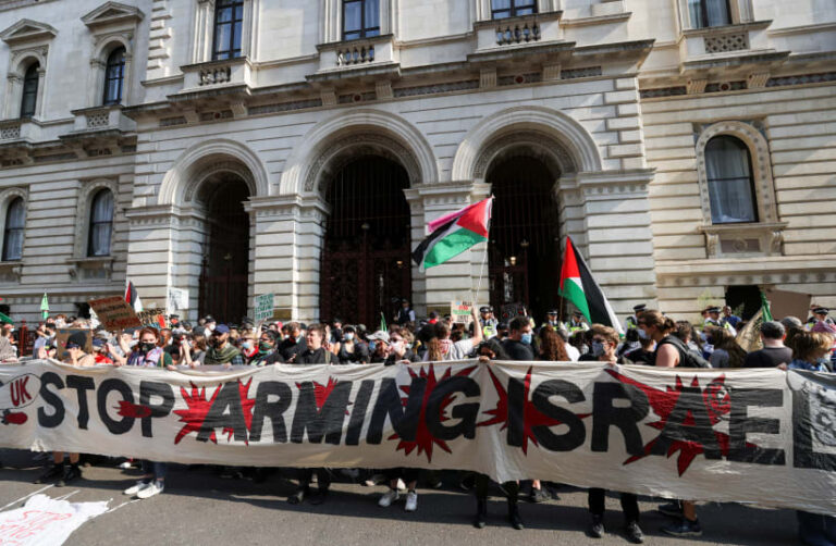 Arrests during London pro-Palestinian protest