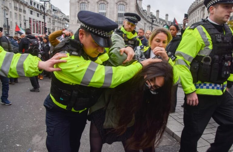 77 arrested at anti-Israel protest in London