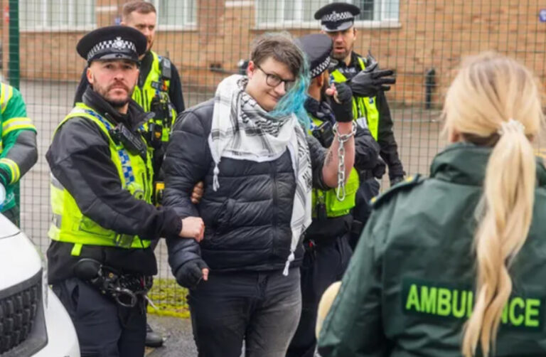 Anti-Israel activists ram van into UK defence factory amid rising antisemitism