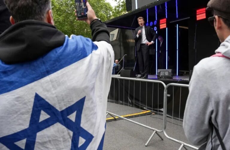 Thousands Rally in London as British Jews Warn Antisemitism Is ‘Out of Control’